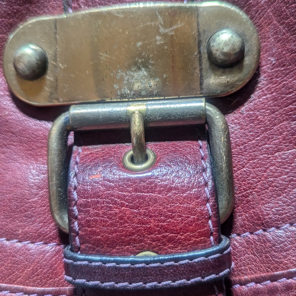Darling vintage Marc Jacobs burgundy leather bag - Picture 8 of 13